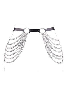 Leather Layered Belly Body Chain