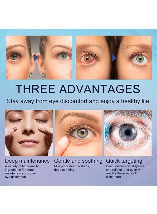 إيلهو 10 قطرات العين الطبيعية غير مشحم ، الملحق التغذية العين ، وتخفيف التعب العين ، وجعل العين تبدو أكثر إشراقا - Image 3