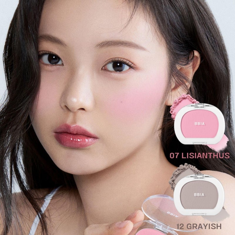 BBI@ BBIA BBIA Last Blush NEW 15 Colors - Cheek Blush Shaping Shading Contour & Highlight Long-Lasting Matte Finish Natural Shades Buildable & Blendable Daily Korean Face Makeup (13 TOFFEE, Pack of 1) - Image 5