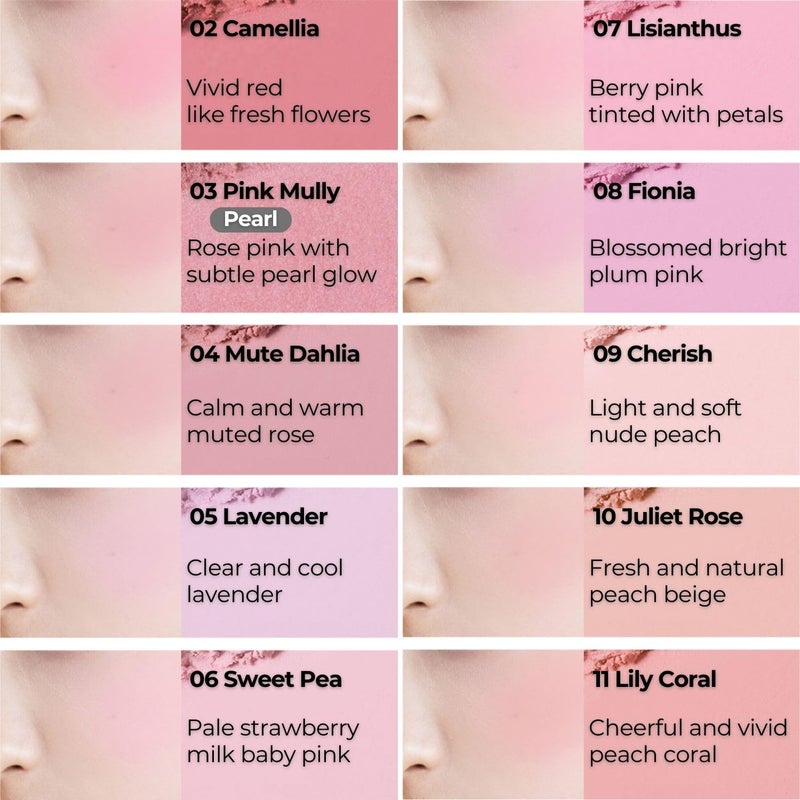 BBI@ BBIA BBIA Last Blush NEW 15 Colors - Cheek Blush Shaping Shading Contour & Highlight Long-Lasting Matte Finish Natural Shades Buildable & Blendable Daily Korean Face Makeup (13 TOFFEE, Pack of 1) - Image 2