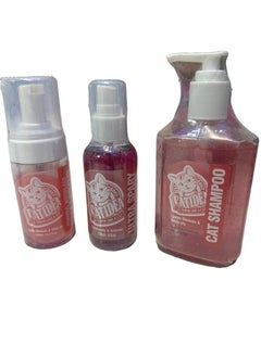 Hygiene kit for cats with the scent of linden and iris