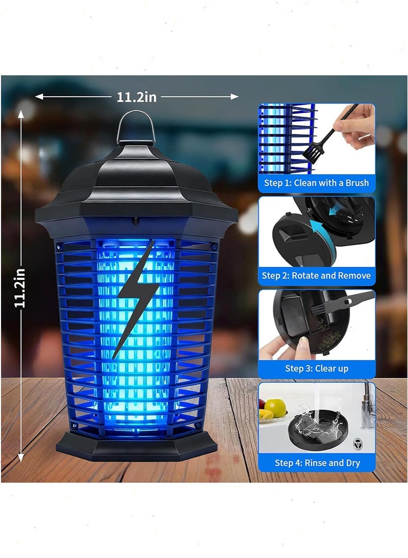 Pomefar Indoor Outdoor Electric Insect Killer, Powerful IPX4 Waterproof Mosquito Fly Zapper, Bug Zapper Suitable for Home, Garden, Patio, Backyard, Camping - Image 5