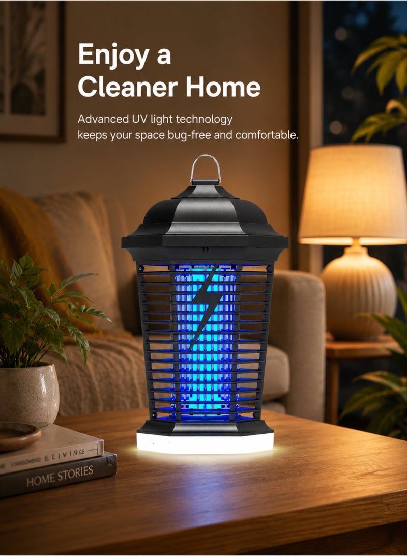 Pomefar Indoor Outdoor Electric Insect Killer, Powerful IPX4 Waterproof Mosquito Fly Zapper, Bug Zapper Suitable for Home, Garden, Patio, Backyard, Camping - Image 4