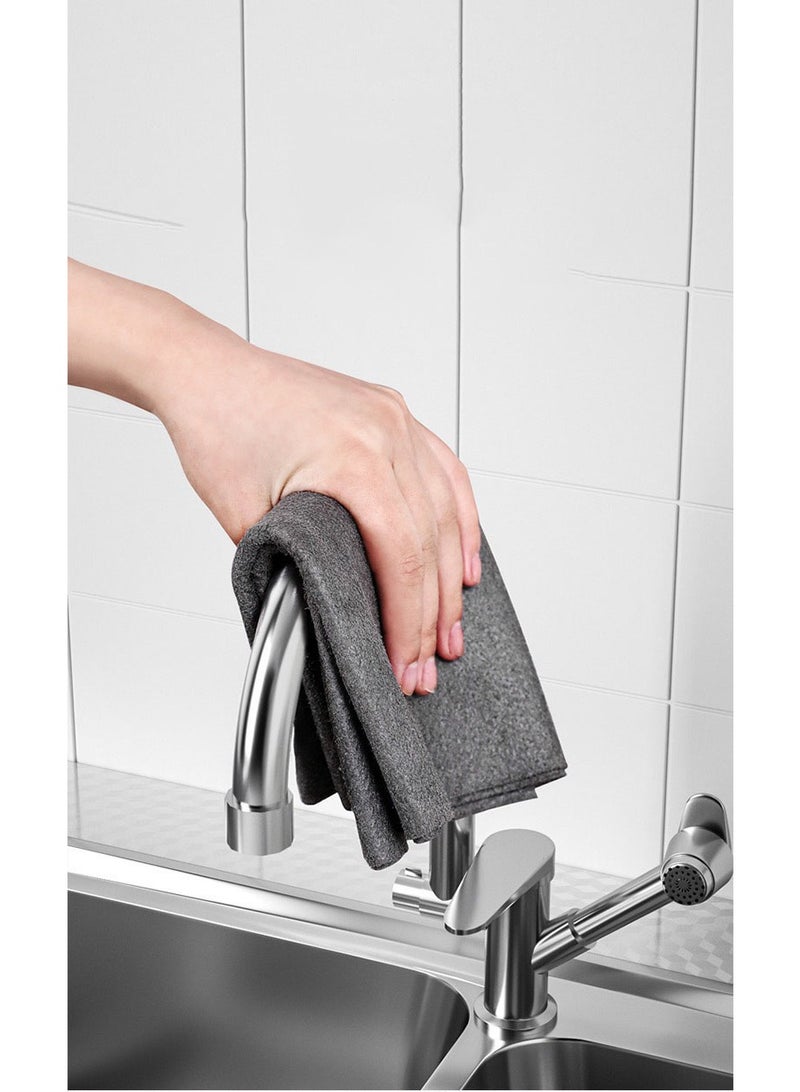 هومستر 【5 قطع منديل سحري】 مخصص لتنظيف الزجاج سميك بدون خطوط أو آثار ماء | مقاس 30سم×30سم | ألياف دقيقة ناعمة | امتصاص فائق للماء | متعدد الاستخدامات للتنظيف والتلميع | للزجاج/المرايا/الستانلس ستيل/السيراميك | أساسيات تنظيف المنزل | تنظيف متعدد الاستخدامات بكفاءة - Image 4