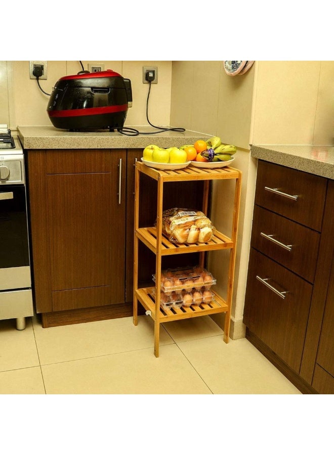 PixelsFurniture 100% Bamboo Shelf from Pixels Furniture, featuring 3 storage tiers, a multifunctional storage rack - Image 5