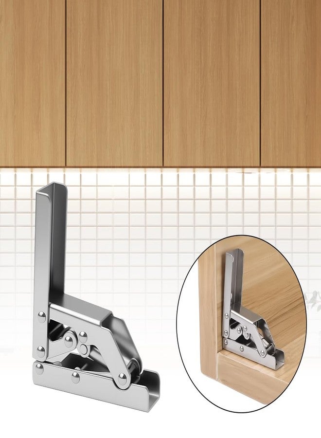 Serplex® 90° Cabinet Door Hinges, Flip-up/Flip-down Closet Door Hinges, Slow Closing Heavy Duty Metal Hinges for Folding Shelf, Cabinet, Closet, Universal Soft Close Lift-up Support Hinges - Image 5