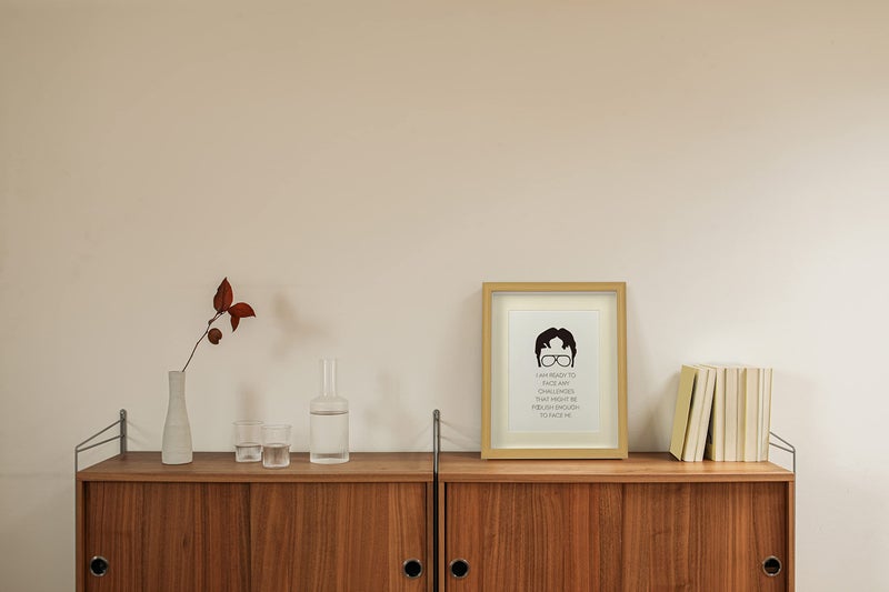 Time Roaming The Office Merchandise Motivational Photo Frame Wall Art The Office Quote Poster for Coworker  Friend or The Office TV Show Fans  (8"" X 10"") - Image 2