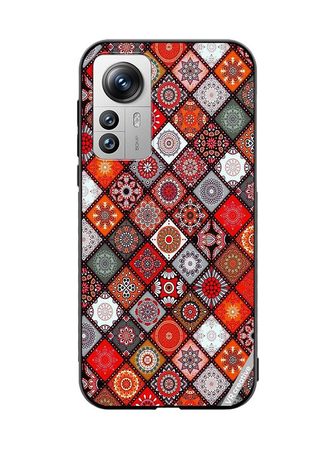 VR CREATIVE Protective Case Cover For Xiaomi 12X Mandala Design Multicolour - Image 1