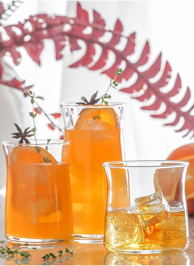 6-Piece drinking glass set clear 360ML