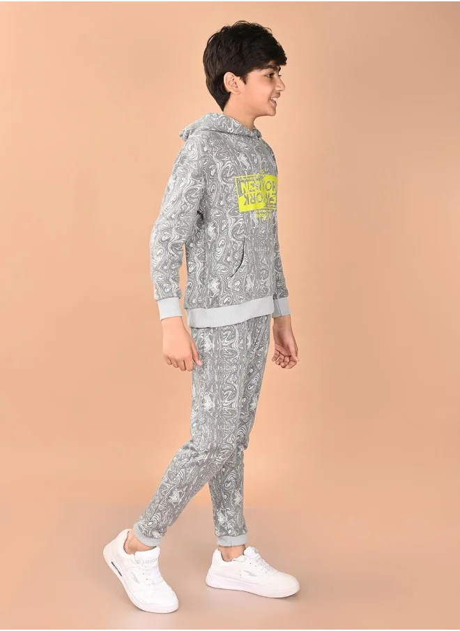 ليلك Solid Sweatshirt with Jogger Set