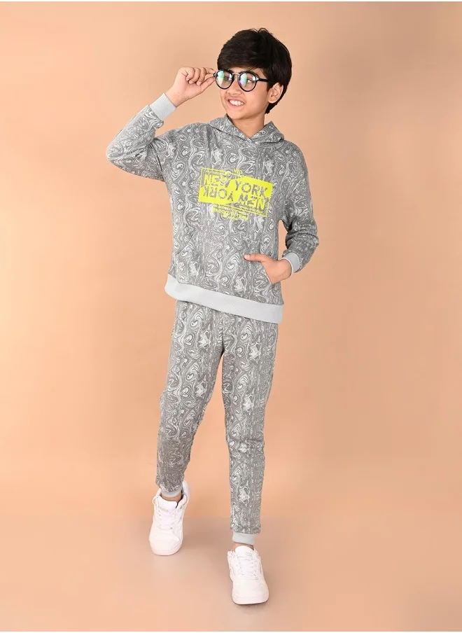ليلك Solid Sweatshirt with Jogger Set