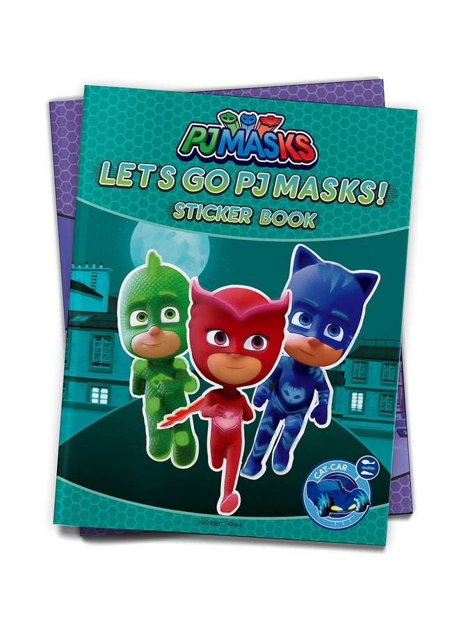 Let’s Go PJ Masks – Sticker Book Fun Activity Book for Kids | 100+ Stickers & Puzzles | Ages 3–6 | Join the Heroes for 2 Hours of Learning Adventure