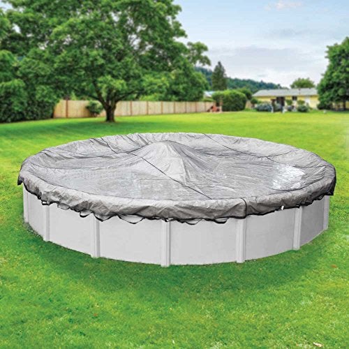 Robelle 18 ft Heavy Duty Leaf Net Winter Pool Cover for Above Ground Pools, 3 ft Overlap (21 ft Cover Size), Standard Net, 4-Year Warranty, Style: 4418 - Image 3