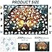 Qiuenisray Mothers Day Wooden Puzzles for Adults 500 Pieces Mosaic Tree of Life Jigsaw Puzzles Beautiful Wall Decor FSC Certified Unique Shape Adult Wood Puzzle Gift for Family Game 167x111 in - Image 4