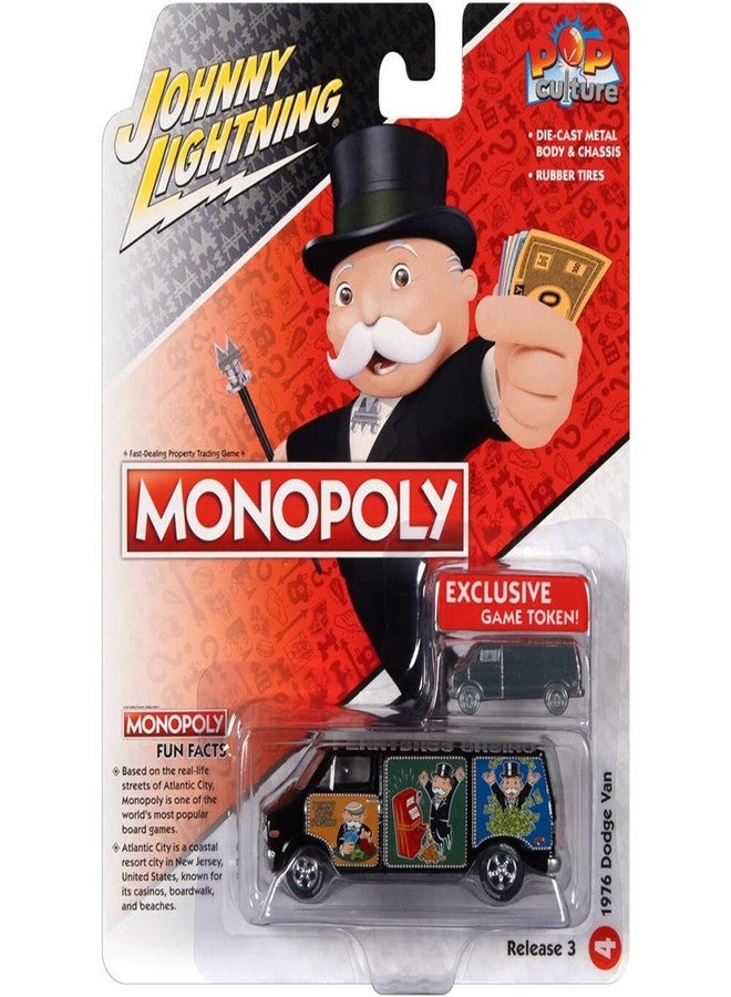Johnny Lightning JLPC008 Pop Culture 1976 Dodge Van Monopoly - Image 1