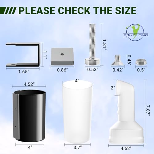 Panglong Golf Cart Sand Bottle with Holder, Universal No-Drilling Golf Sand Bottle, Divot Filler Sand Bottle for Yamaha Club Car EZGO with 1" Square Tube Bracket; Large Capacity, Rattle Proof Holder - Image 5