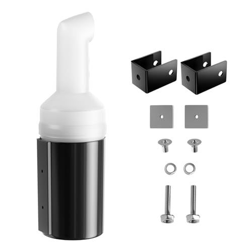 Panglong Golf Cart Sand Bottle with Holder, Universal No-Drilling Golf Sand Bottle, Divot Filler Sand Bottle for Yamaha Club Car EZGO with 1" Square Tube Bracket; Large Capacity, Rattle Proof Holder - Image 1