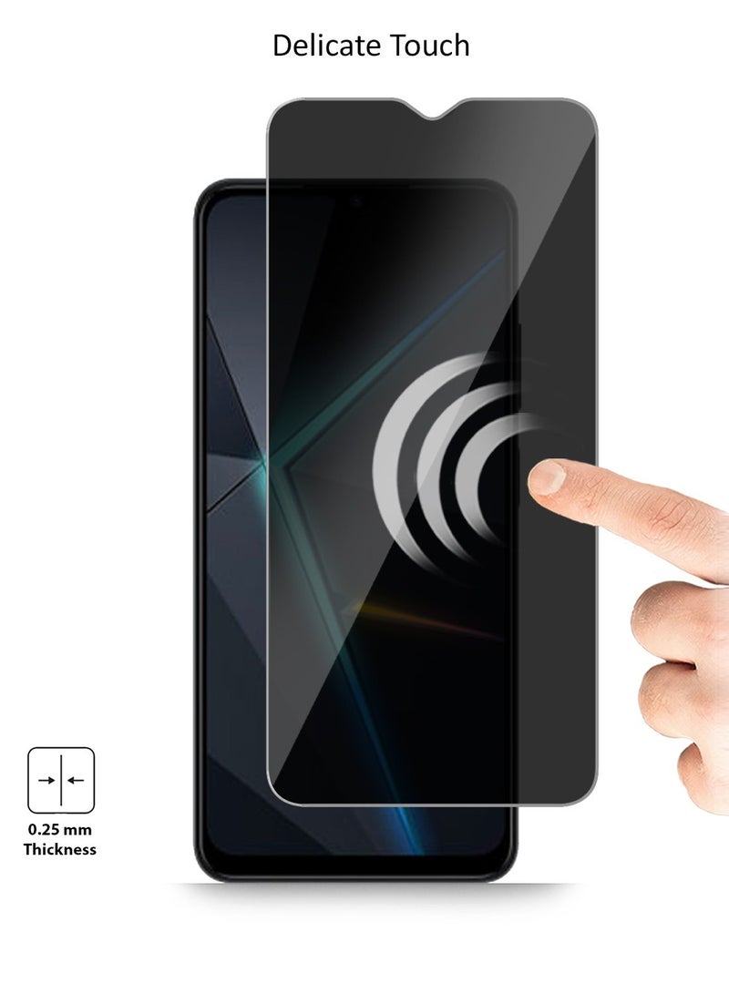 Techie ZTE nubia Neo 5G Privacy Tempered Glass Screen Protector  - Image 4