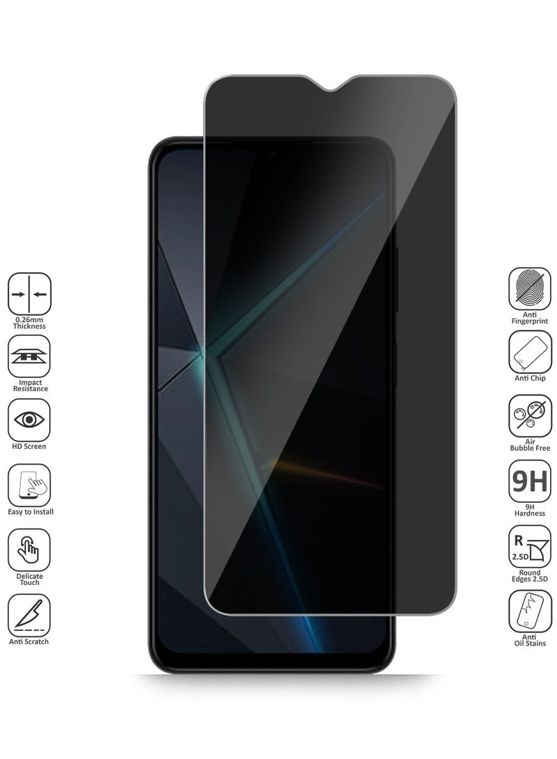Techie ZTE nubia Neo 5G Privacy Tempered Glass Screen Protector  - Image 2