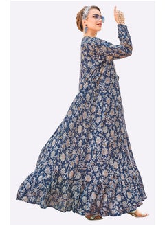 SARA Sara Flower and Vine Print Jalabiya  - Image 2