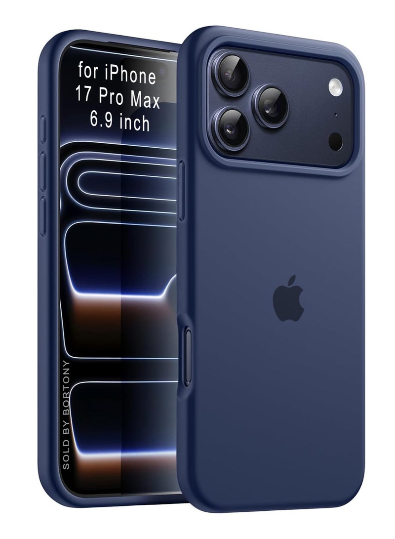 iPhone 17 Pro Max Case Liquid Soft Silicone iPhone 17 Pro Max Cover Anti Scratch with Inside Microfiber Lining Shockproof Protective Phone Case for iPhone 17 Pro Max - Image 1