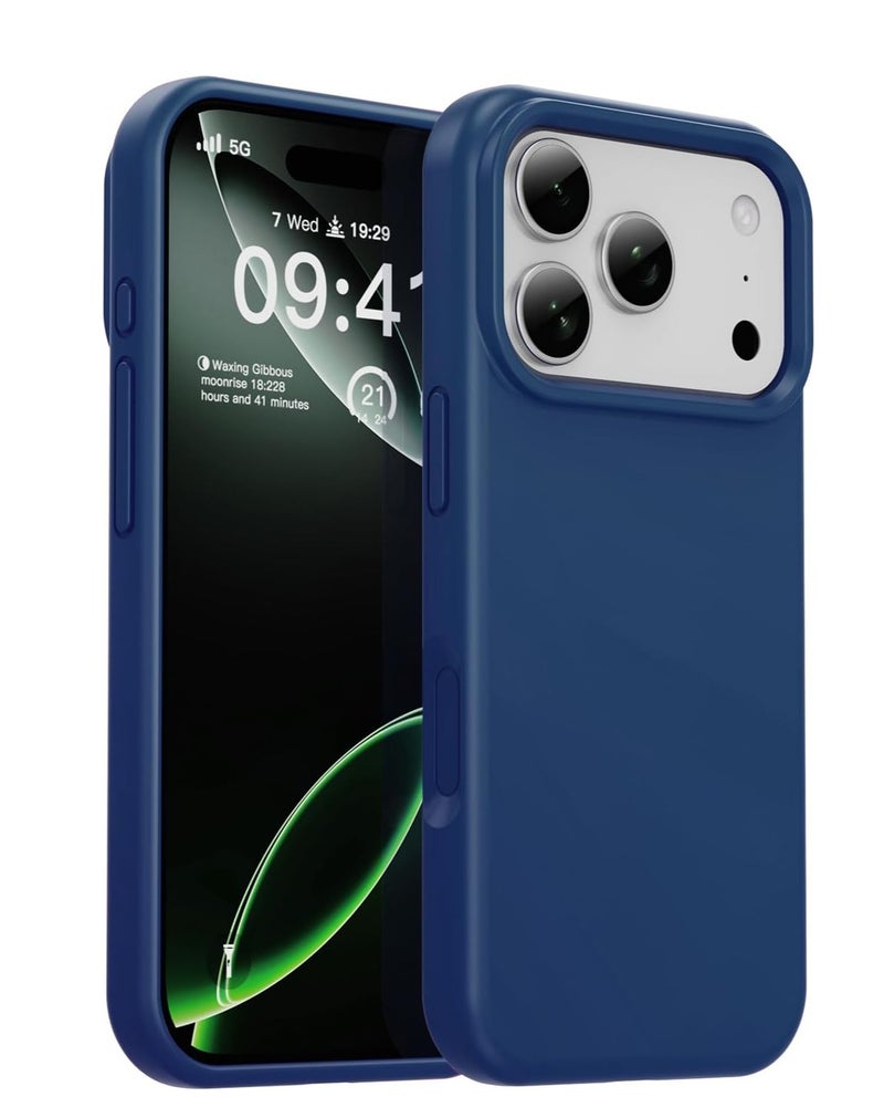 iPhone 17 Pro Max Case Liquid Soft Silicone iPhone 17 Pro Max Cover Anti Scratch with Inside Microfiber Lining Shockproof Protective Phone Case for iPhone 17 Pro Max - Image 1