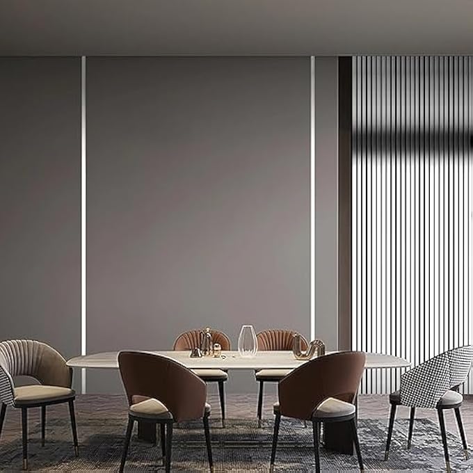 SILVER METALIZED MIRROR-LIKE FINISH MOLDING TRIM, PEEL AND STICK STRIP FOR MIRROR FRAME, WALL, FIREPLACE AND HOME DIY DECORATION (32.8 FT X 0.8 INCH) - Image 2