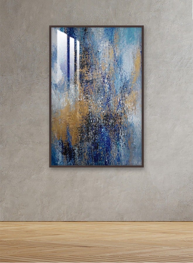 Marktna Decorative Wall Art Painting 120X80Cm With An Abstract Design Gold Frame And A Transparent Acrylic Layer 0.5Kg  - Image 1
