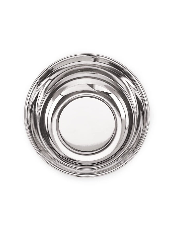 Neelam Stainless Steel 4.5, 24 Gauge Prem 100 ml Vati, Set of 4, Dinner Bowl Katori Serving Vati,Durable Quality, Elegant, Perfect for Serving Snacks, Desserts, and Condiments, Silver - Image 2