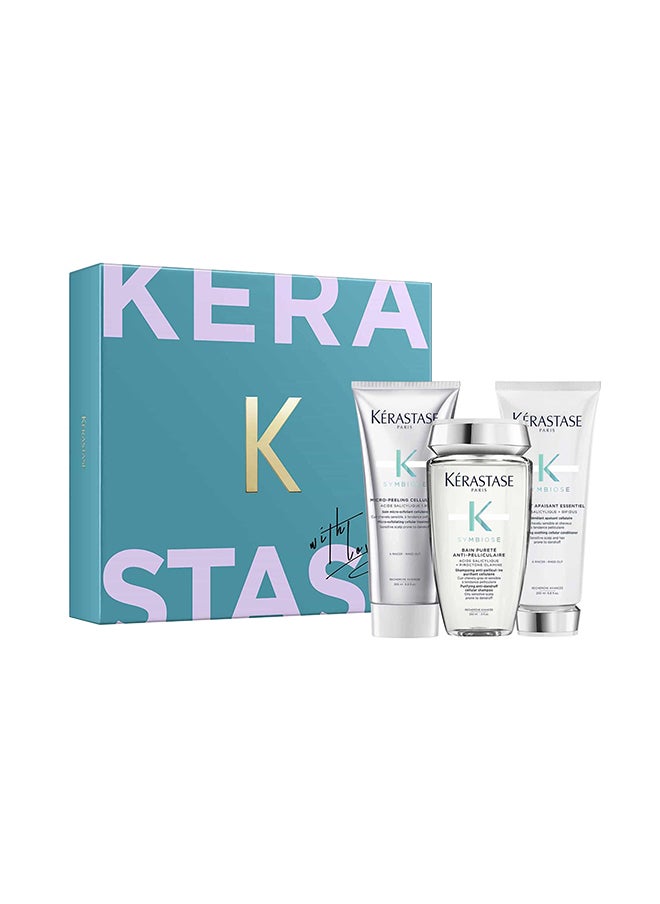 KERASTASE Symbiose Peeling Fond Holiday Haircare Gift Set, Pack of 3  - Image 1