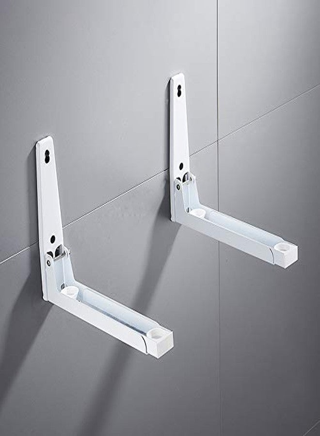 Hovico Foldable Stretch Shelf Rack Wall Mount Kitchen Microwave Oven Stand Bracket - Image 1