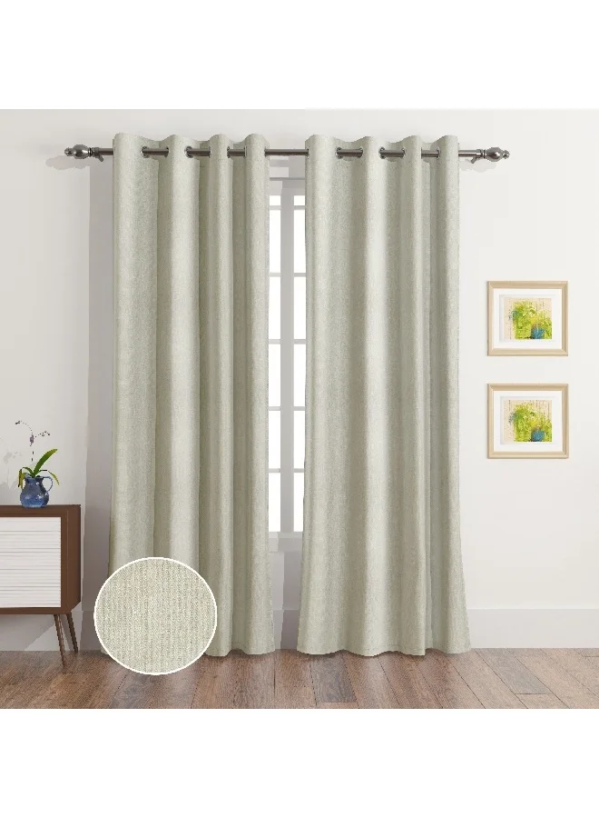 هوم بوكس Splendour 2-Piece Blackout Lined Curtain Set 140 x 240 cm