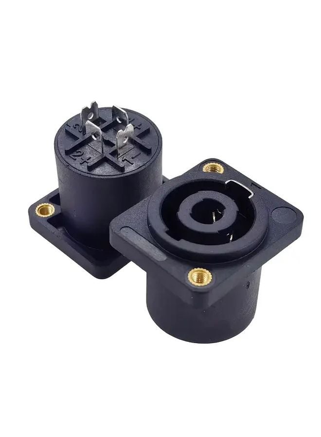 MW M423 4 Core NL4 Speaker Connector ABS Material Copper Screws Home Audio System - Image 2