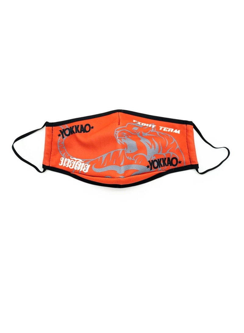 يوكاو YOKKAO FIGHT TEAM FACE MASK RED STANDARD - Image 1
