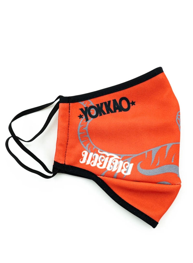 يوكاو YOKKAO FIGHT TEAM FACE MASK RED STANDARD - Image 2