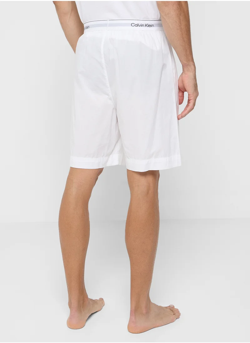 CALVIN KLEIN Cotton Poplin Pyjama Shorts