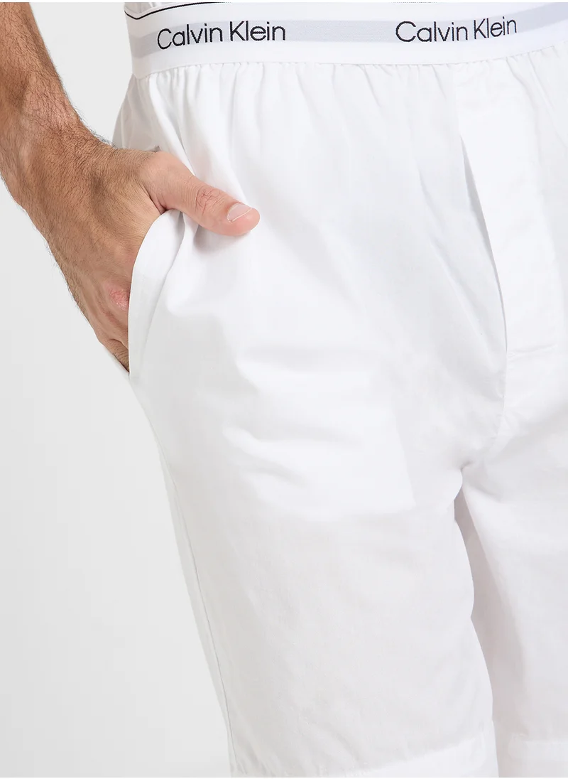 CALVIN KLEIN Cotton Poplin Pyjama Shorts