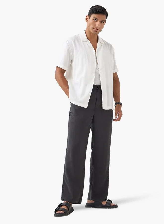 Iconic Iconic Flexi Waist Trousers with Pockets