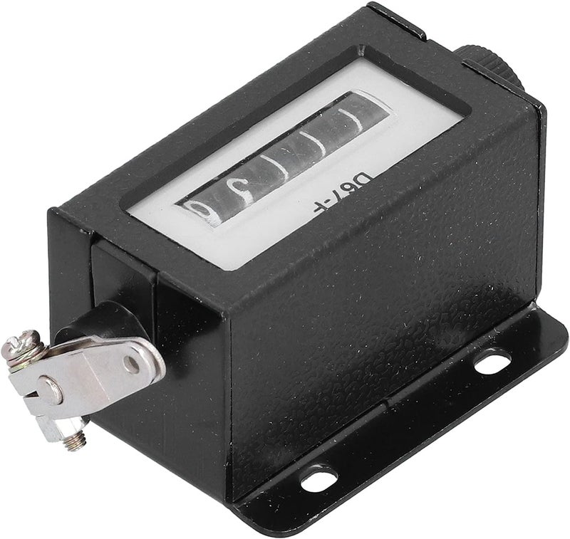 Mechanical Counter 5 Digit Metal Manual Resettable Hand Pull Counting Tally D67-F for Various Working Needs - Image 4