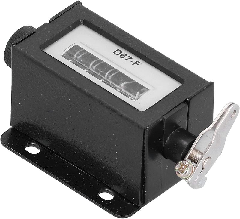 Mechanical Counter 5 Digit Metal Manual Resettable Hand Pull Counting Tally D67-F for Various Working Needs - Image 3