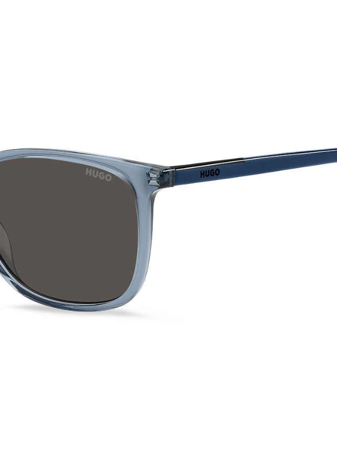 HUGO HG 1399/S Sunglasses Blue Rectangular - Image 4
