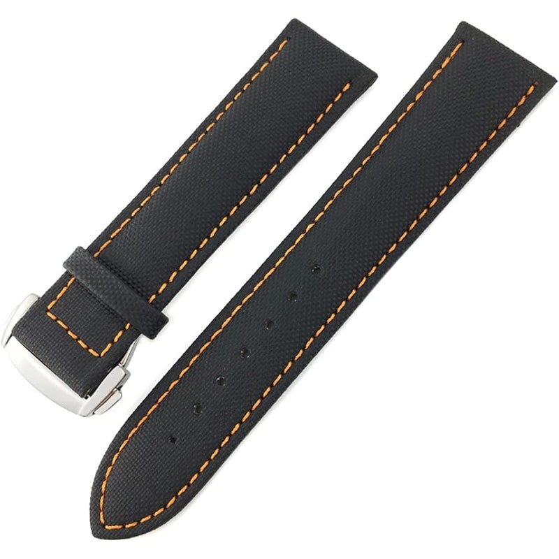 Nylon Canvas Watchband 19mm 20mm 21mm 22mm For Omega Seamaster Diver 300 Watch Strap - Image 1