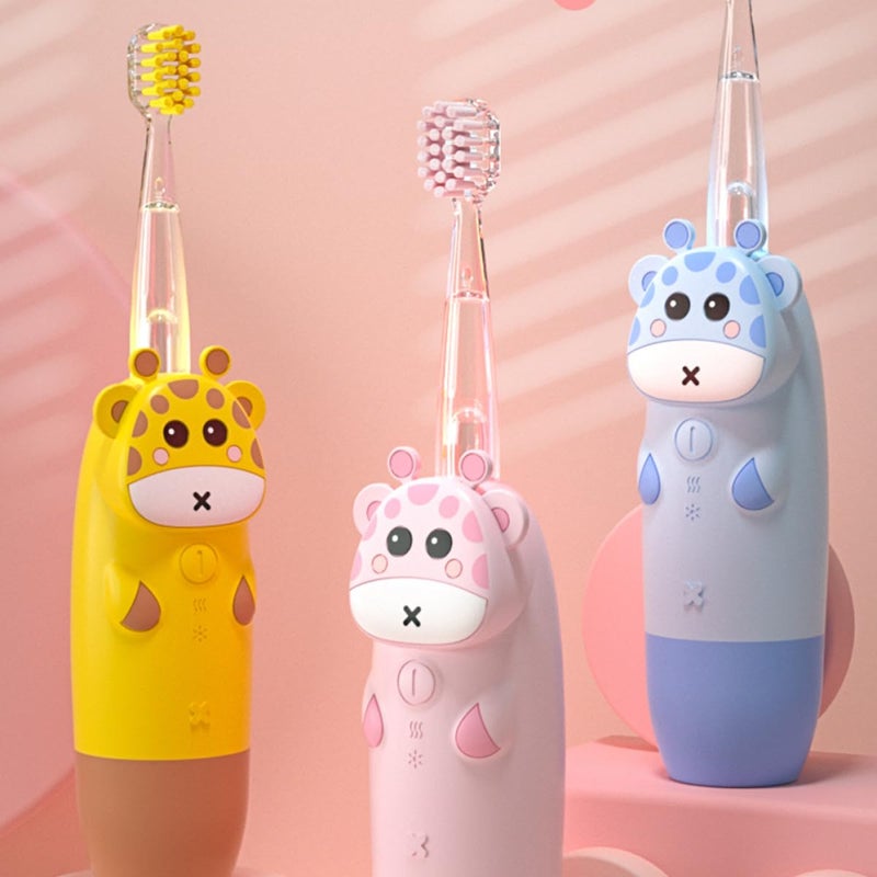 Electric Toothbrush Set with 4 Brush Heads Sonic USB Rechargeable for Oral Care - Image 5