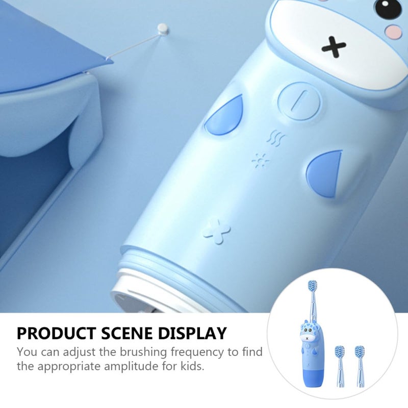 Electric Toothbrush Set with 4 Brush Heads Sonic USB Rechargeable for Oral Care - Image 4