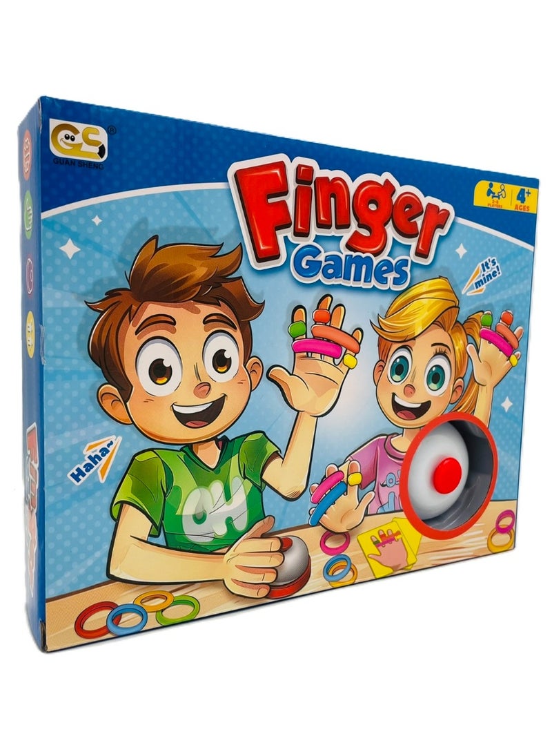 Finger Games Challenge Board Game for Kids, Dexterity & Pattern Matching Activity - Image 1