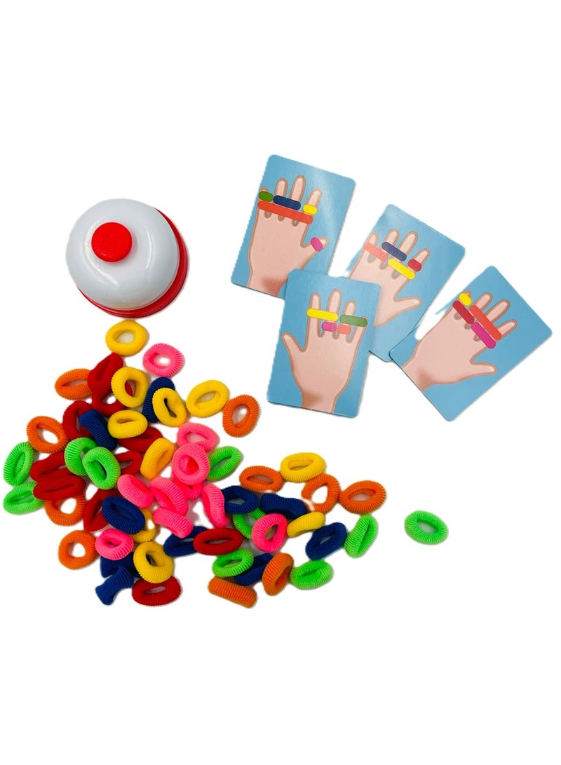 Finger Games Challenge Board Game for Kids, Dexterity & Pattern Matching Activity - Image 3