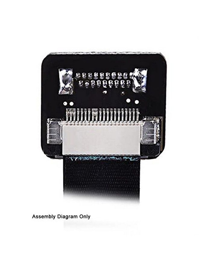 Cablecc كابل HDMI نوع A مزدوج بزاوية 90 درجة للذكور إلى الذكور HDTV FPC مسطح لطائرات FPV و HDTV للتصوير الجوي 20 سم - Image 3