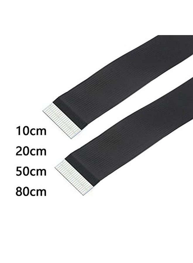 Cablecc كابل HDMI نوع A مزدوج بزاوية 90 درجة للذكور إلى الذكور HDTV FPC مسطح لطائرات FPV و HDTV للتصوير الجوي 20 سم - Image 4