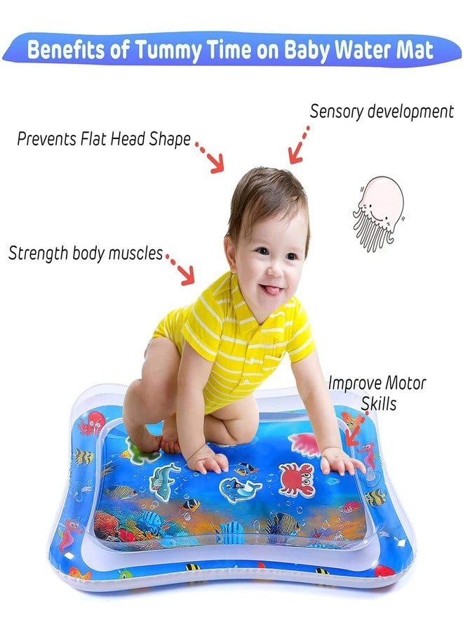 Fun4You Baby Water Play Mat for Infants | Inflatable Tummy Time Play Mat for Babies | Leak-Proof Water Mat for Kids Early Development & Sensory Play | Foldable Baby Activity Mat for 3-12 Months - Image 3
