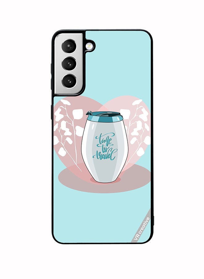 VR CREATIVE Protective Case Cover For Samsung Galaxy S22 Plus 5G Travel Mug Design Multicolour - Image 1